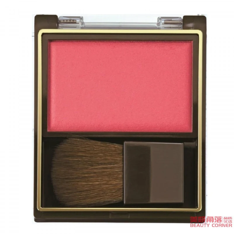 [Self-operated] Japan EXCEL Silk Satin Rouge Blush RC03 Peony Rose Powder Moisturizing Natural Nude Makeup Single Color with Brush