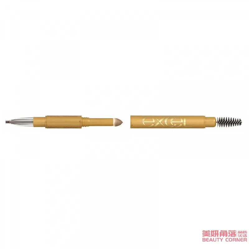 [Self-operated] Japanese EXCEL three-in-one ultra-fine eyebrow pencil PD13 linen gray, waterproof and natural, long-lasting and non-fading for beginners