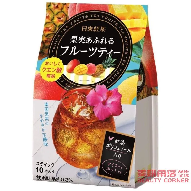 [Self-operated] Nitto Nitto Black Tea Tropical Fruit Tea 8.5g × 10 sticks