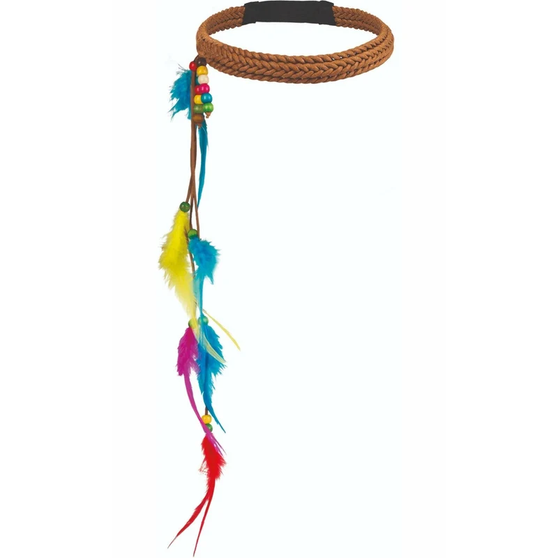 Stirnband Hippie Federn