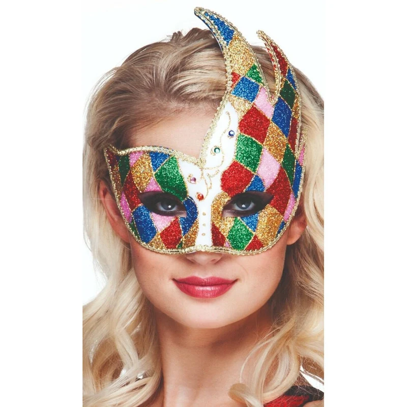 Venezianische Narr Maske bunt
