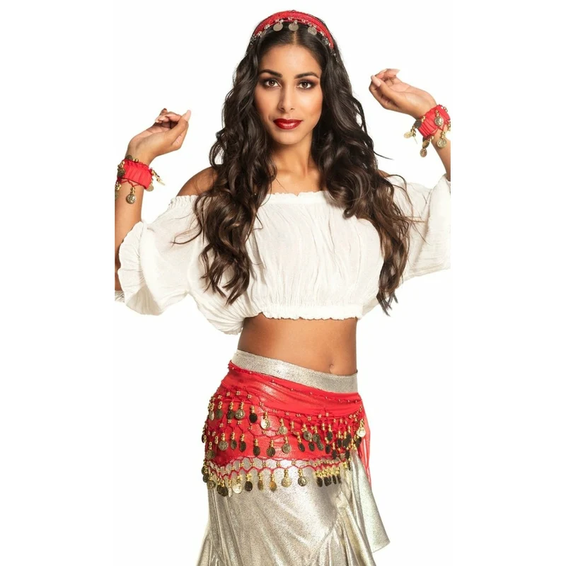 Set Schöne Zigeunerin rot