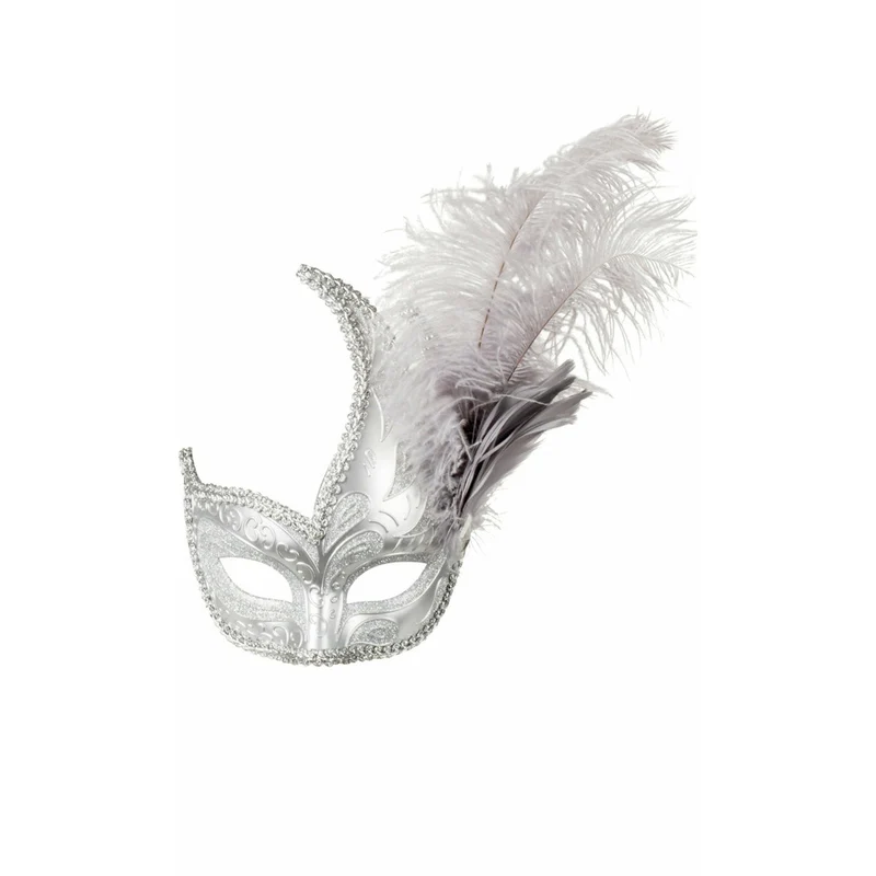Venezianische Maske silber