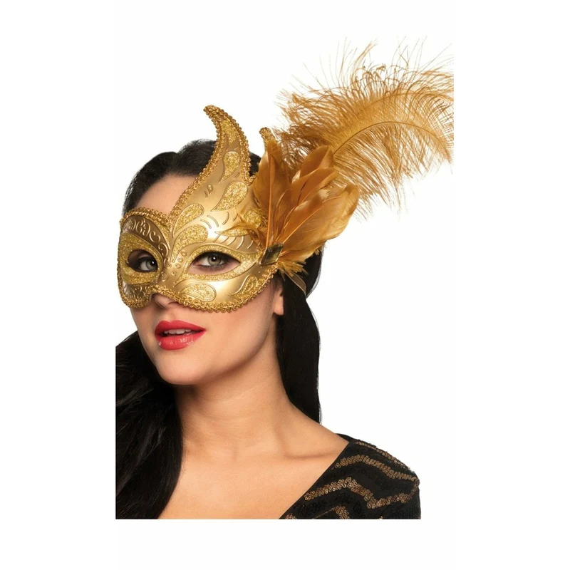 Venezianische Maske golden