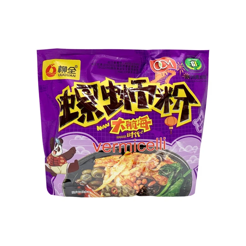 [Self-operated] China LIUQUAN Liuquan Snail Rice Noodles Bag 335g Pickled Cabbage Spicy Flavor Age of Discovery Limited Packaging Large Pack