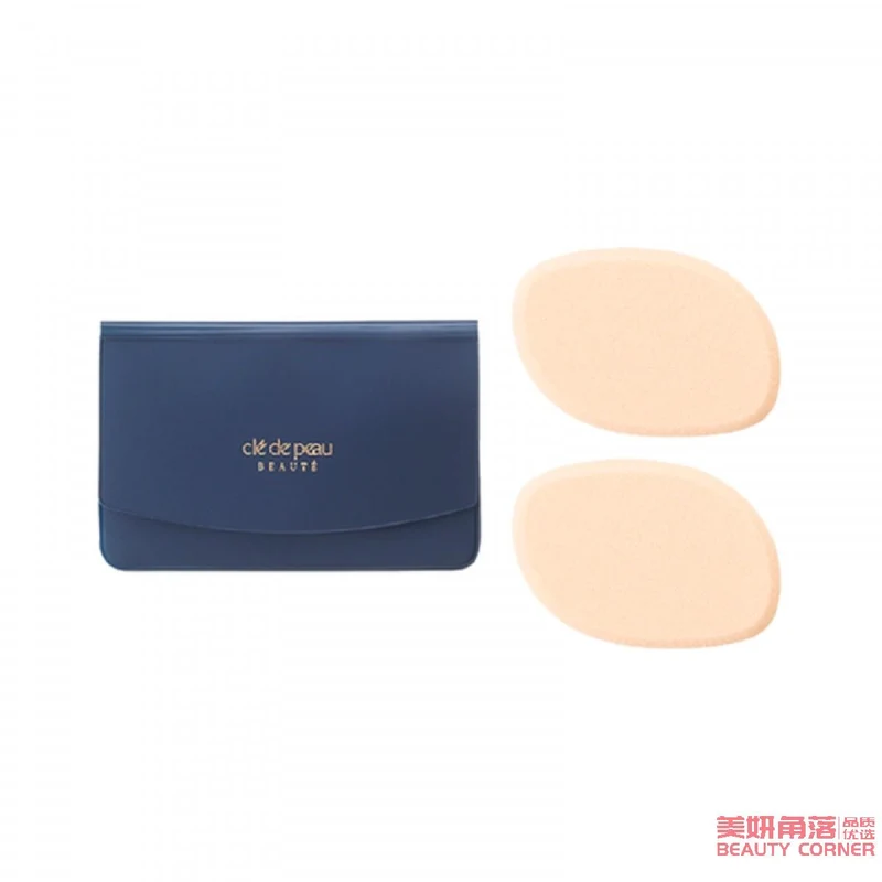[Self-operated] Japanese CLE DE PEAU BEAUTE skin key Japanese local version CPB powder puff, special sponge for powder cream and liquid foundation, wet and dry use, 2 packs