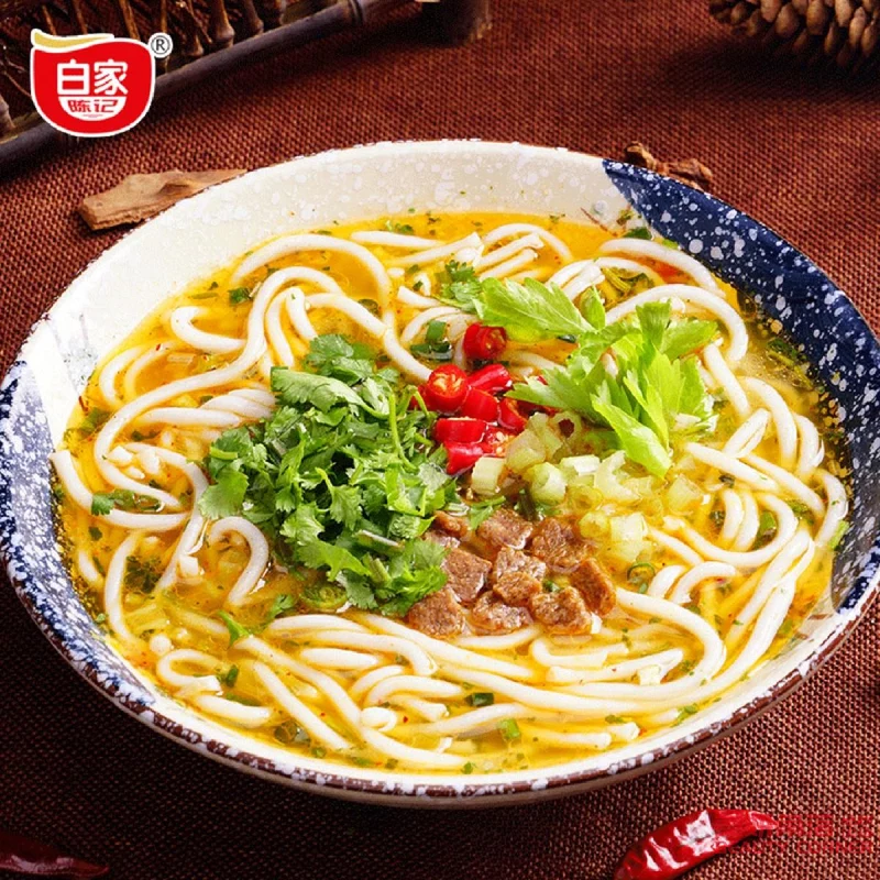 [Self-operated] China BAIJIA Baijia Chenji Authentic Guizhou Huaxi Beef Noodles 270g Instant Soak Noodles Instant Food Rice Noodles Rice Noodles Wet Noodles