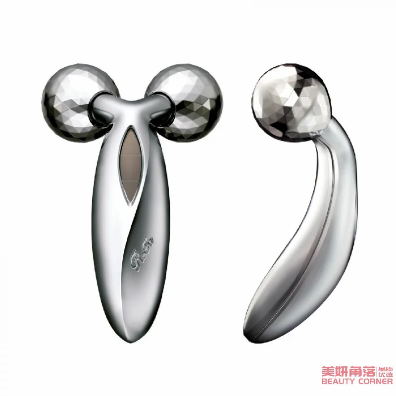 [Self-operated] Japanese ReFa CARAT RAY Platinum Electronic Face Slimming Roller Beauty Instrument Two Wheels Multiple Options Double Bead Beauty Instrument Waterproof Facial Microcurrent Facial Small V Face Lifting and Firming Two Wheels Salon Version-Refa Beauty Salon Version