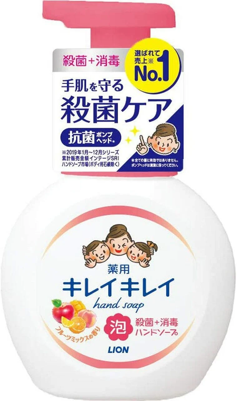 [Self-operated] Japanese LION Mild Antibacterial and Sterilizing Foam Hand Sanitizer 250ml Fruity Scent