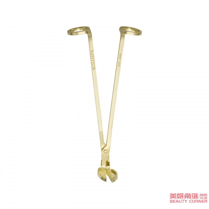[Self-operated] American VOLUSPA candle scissors 1 piece to trim candle wicks gold