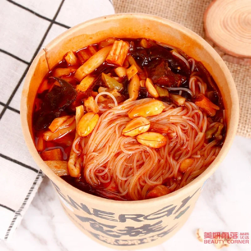 [Self-operated] China SHIZUREN food tribe snail rice noodles 202g/barrel Internet celebrity snail rice noodles special snack rice noodles instant food barrel