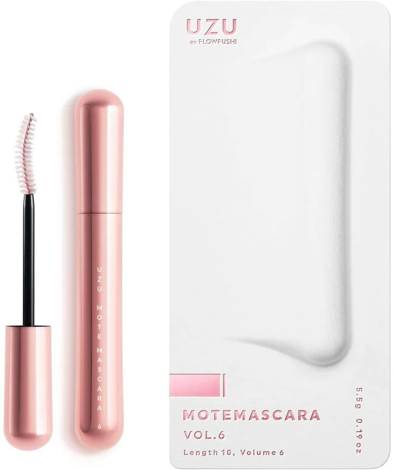 [Self-operated] Japanese FLOWFUSHI new UZU Kumano Mascara VOL.6 Elegant and long-lasting, thick and long without smudging