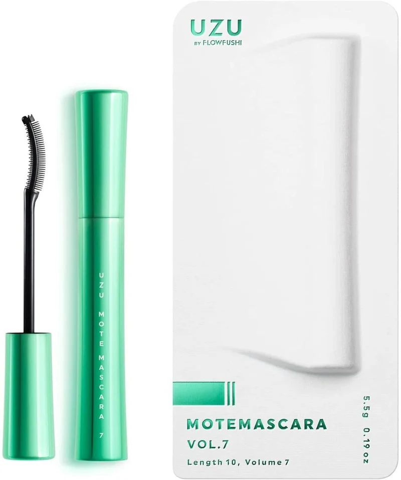 [Self-operated] Japanese FLOWFUSHI new UZU Kumano Mascara VOL.7, clear and thick type, thick and long without smudging