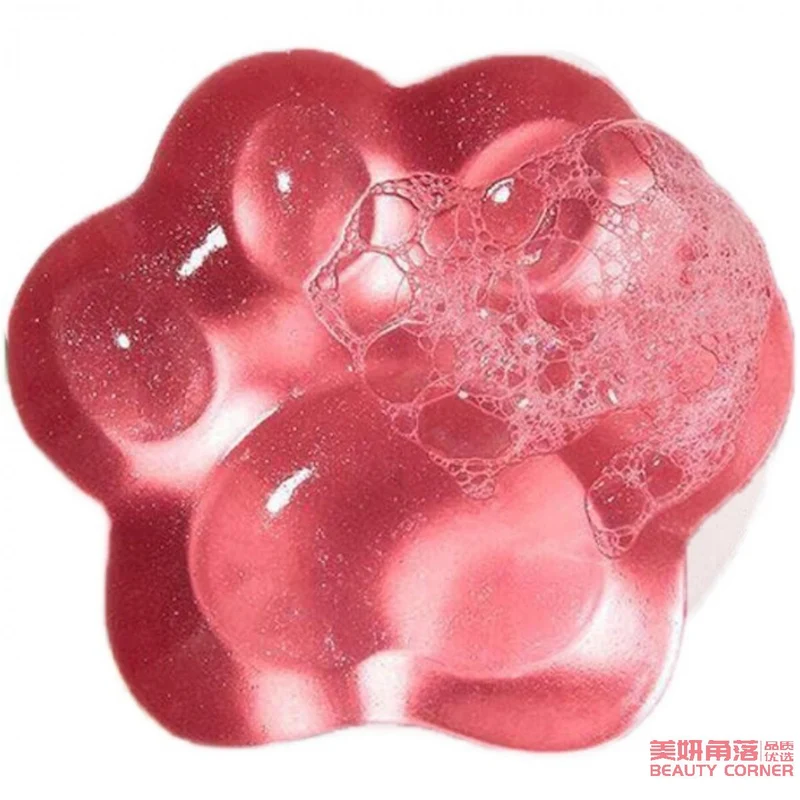 [Self-operated] China PWU Puwu Damei Jelly Cat Claw Mite Remover Soap 90g Human Peach Milk Fragrance Lasting