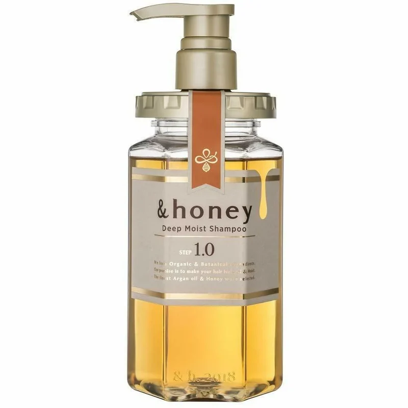 [Self-operated] Japan&Honey Antika Honey Shampoo 440ml, natural silicone-free oil, deeply nourishing, repairing the effect of perm and dyeing, strengthening and preventing hair loss, long-lasting fragrance