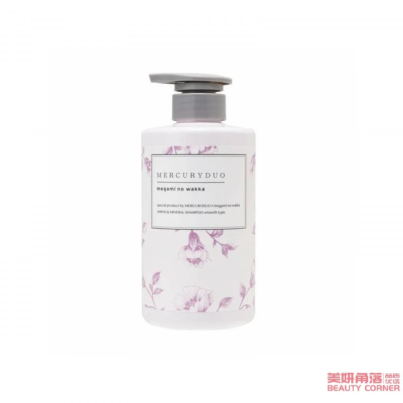[Self-operated] Japanese MEGAMI NO WAKKA Goddess Shampoo MERCURYDUO Plant Amino Acid Deep Marine Essence Smooth Style Silicone-Free Shampoo 480ml