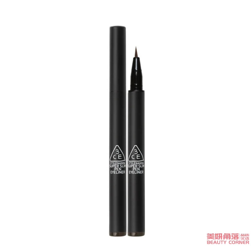 [Self-operated] South Korea 3CE Sanxi Jade Slim Eyeliner 0.8ml Black Black Very fine, long-lasting, non-smudged, non-fading