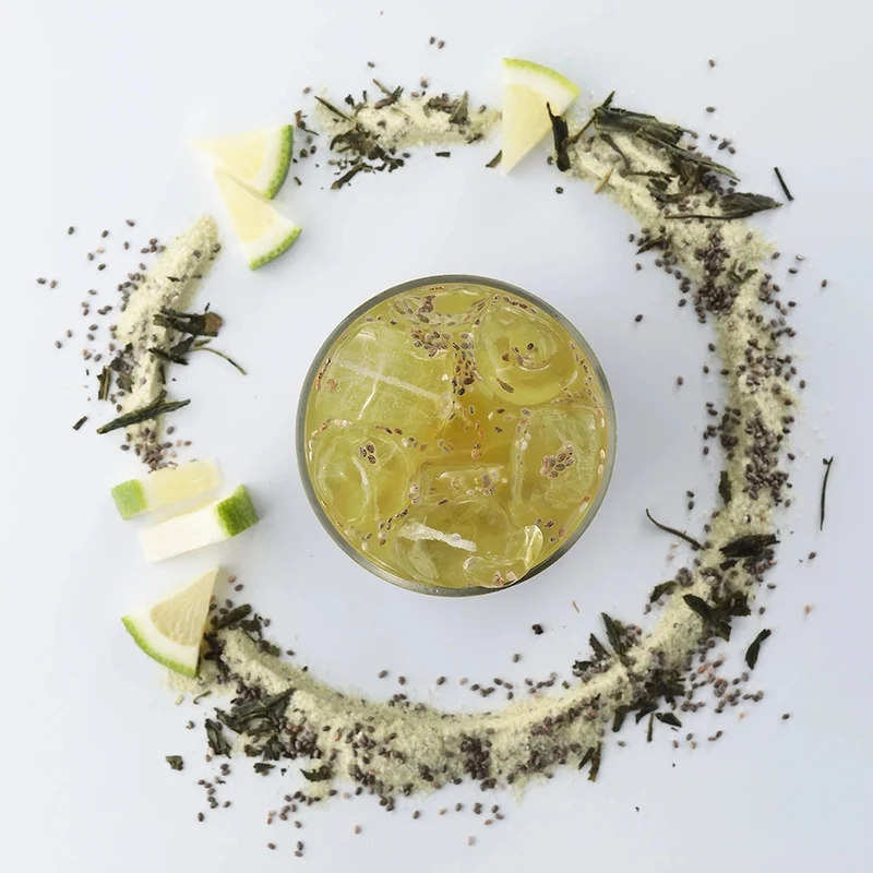 [Self-operated] Taiwan Afternoon Tea Lady Chia Seed Drink, Light Lime Green Flavor, 7 packs*25g