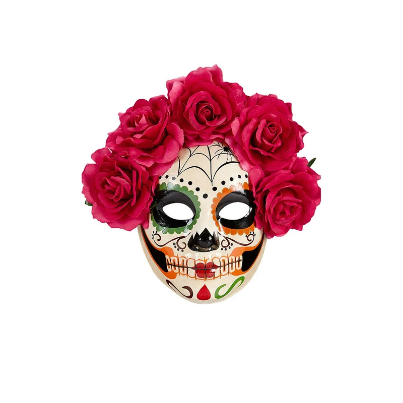 Blumige Catrina Maske