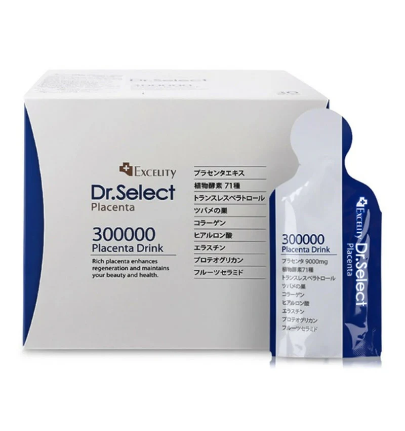 [Self-operated] Japan's DR.SELECT Doctor's Choice 300000 Placenta Enzyme Bird's Nest Collagen Oral Liquid 30 bags/box