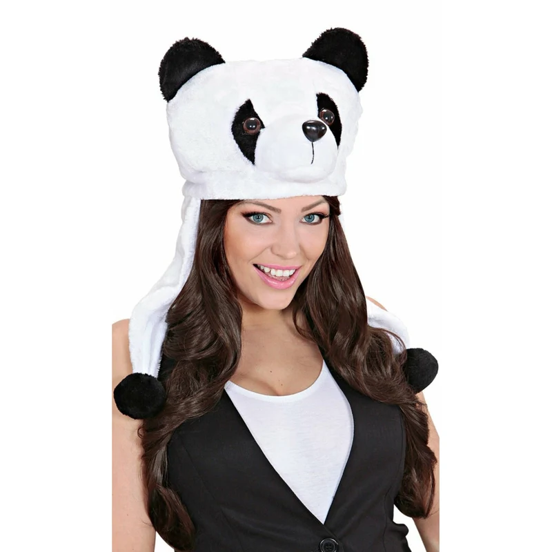 Pandabär Mütze Zweifarbig