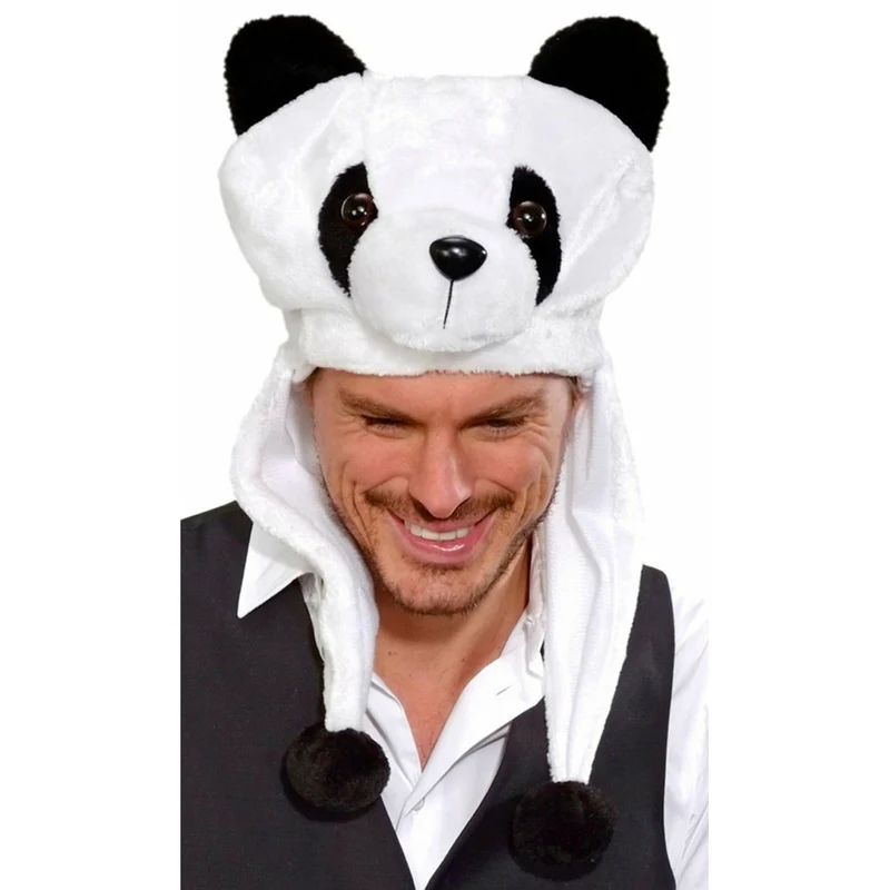 Pandabär Mütze Zweifarbig