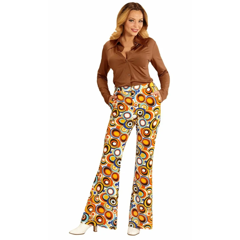 Hose 70er Jahre Bubbles für Damen