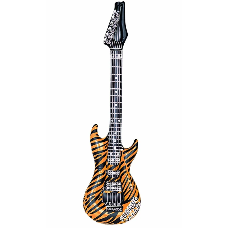 Aufblasbare Gitarre Animal Print