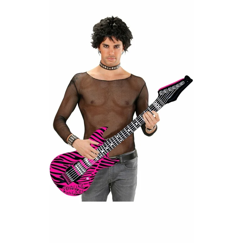 Aufblasbare Gitarre Fuchsie