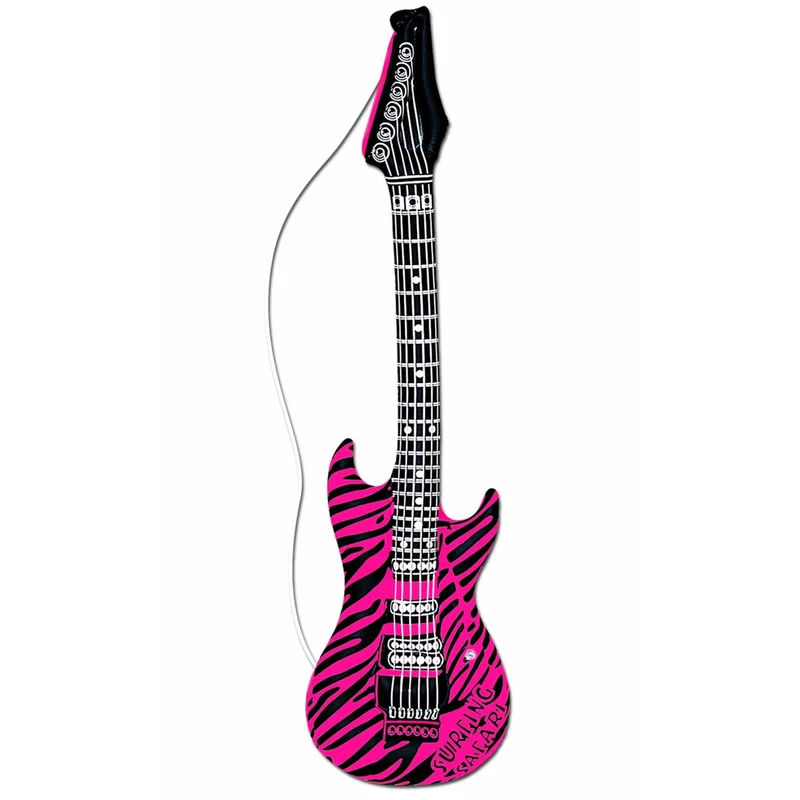 Aufblasbare Gitarre Fuchsie