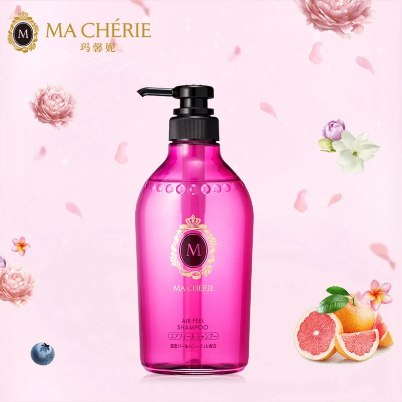 [Self-operated] Japanese SHISEIDO MA CHERIE refreshing and volumizing silicone-free shampoo 450ml, oil-removing and fluffy