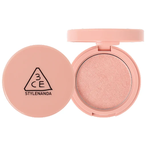 [Self-operated] Korean 3CE STLYENANDA mousse highlighter #TAKE A MOMENT Mermaid 1 piece, brightening three-dimensional, mashed potato highlighter, delicate and transparent skin