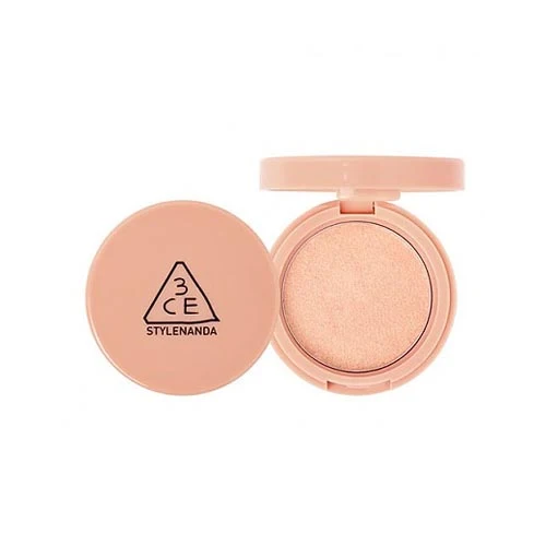 [Self-operated] Korea 3CE STLYENANDA Mousse Highlighter #GO TO SHOW Champagne Gold 1 piece, brightening three-dimensional, mashed potato highlighter, delicate and transparent skin