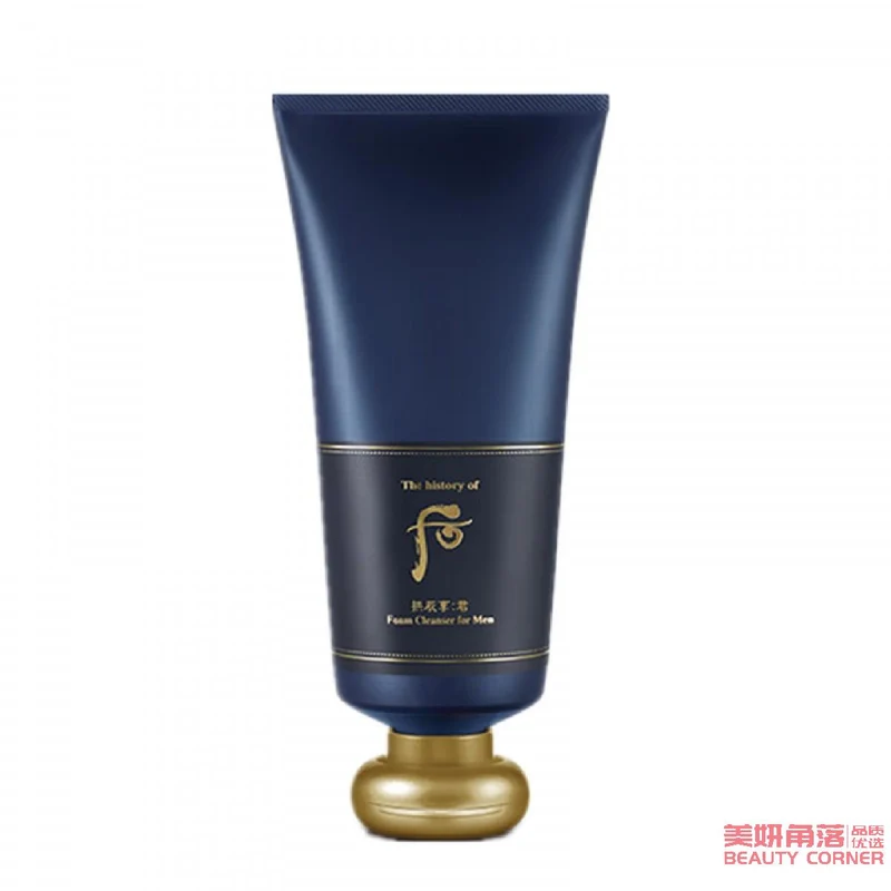 [Self-operated] South Korea's THE HISTORY OF WHOO Gongchenxiang Men's Facial Cleanser 180ml Gongchenxiangjun Foaming Cleansing Cream