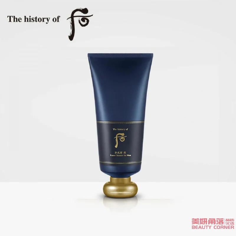[Self-operated] South Korea's THE HISTORY OF WHOO Gongchenxiang Men's Facial Cleanser 180ml Gongchenxiangjun Foaming Cleansing Cream