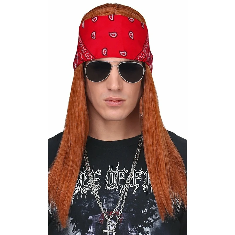 Perücke und Brille Axel