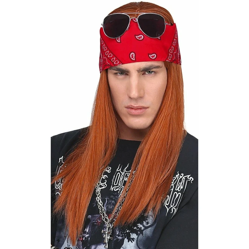 Perücke und Brille Axel