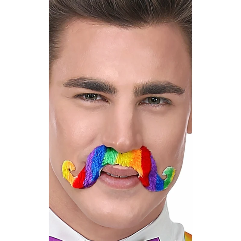 Schnurrbart Regenbogen