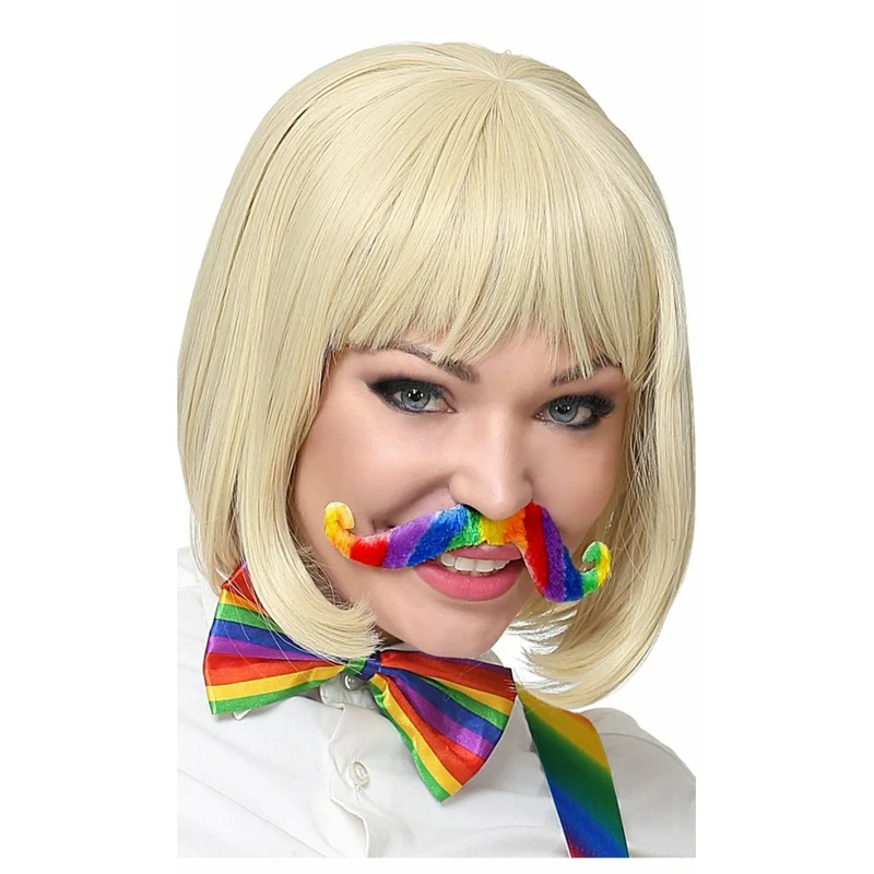 Schnurrbart Regenbogen