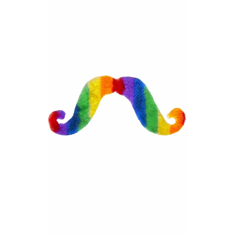 Schnurrbart Regenbogen