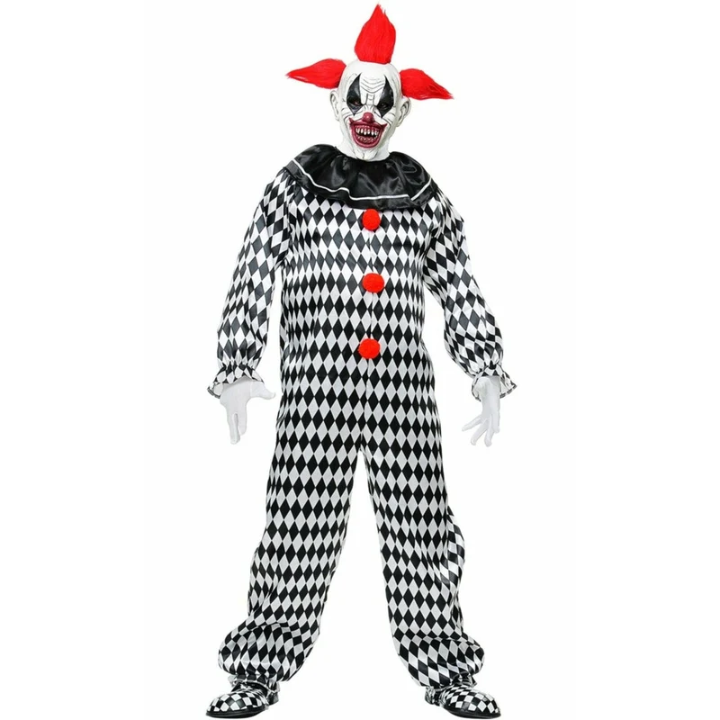 Schreckliche Clown Maske aus Latex