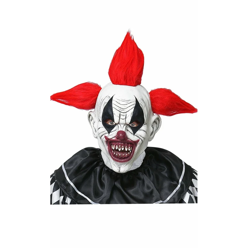 Schreckliche Clown Maske aus Latex