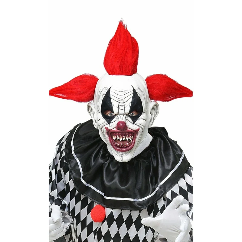 Schreckliche Clown Maske aus Latex
