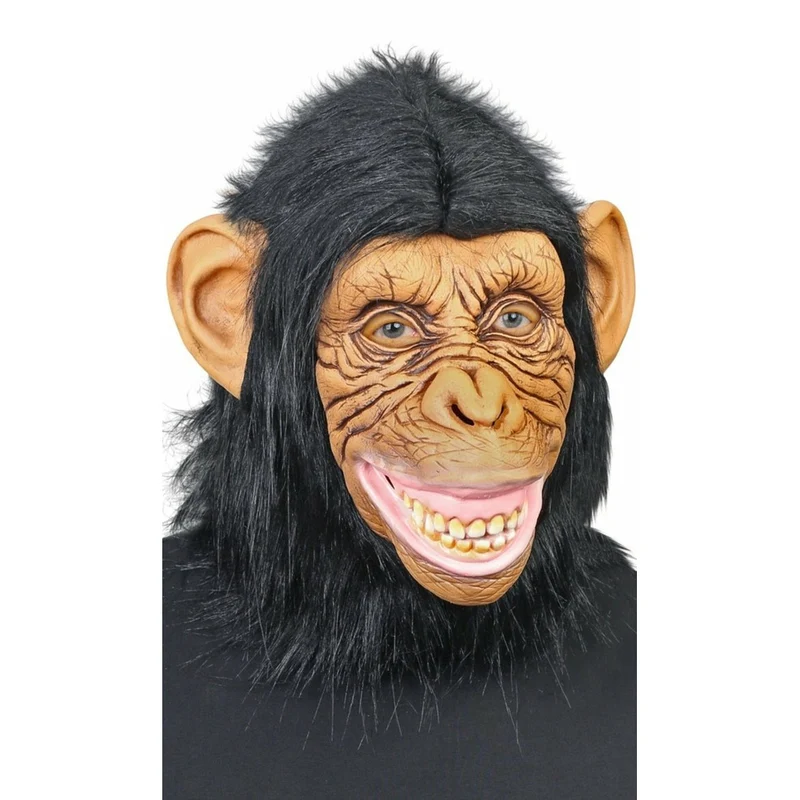Lustige Affe Maske aus Latex