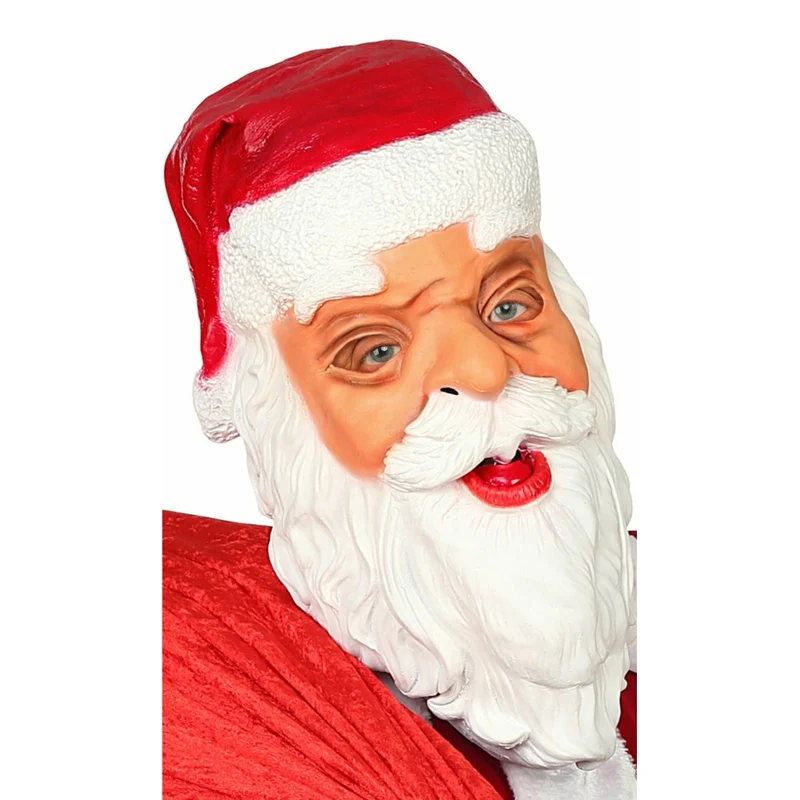 Weihnachtsmann Maske aus Latex