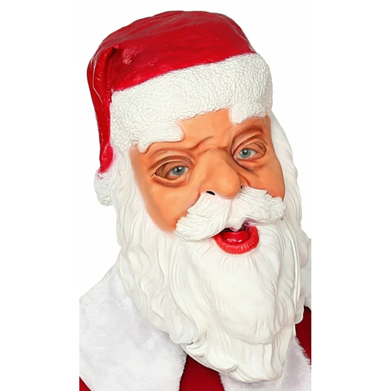 Weihnachtsmann Maske aus Latex