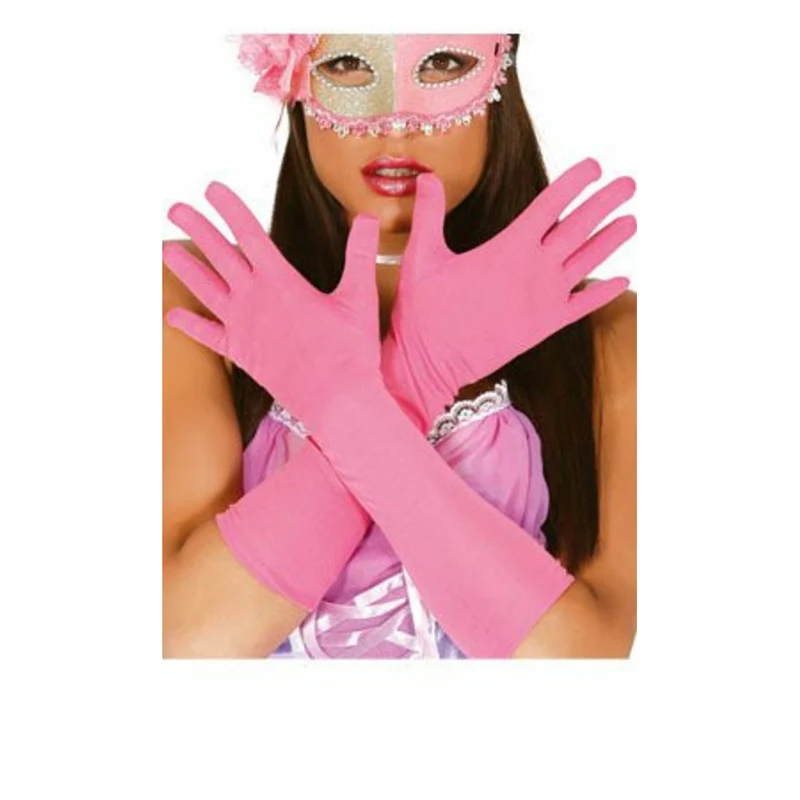 Lange Handschuhe rosa
