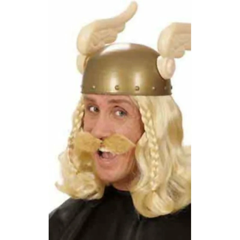 Blonder Schnurrbart