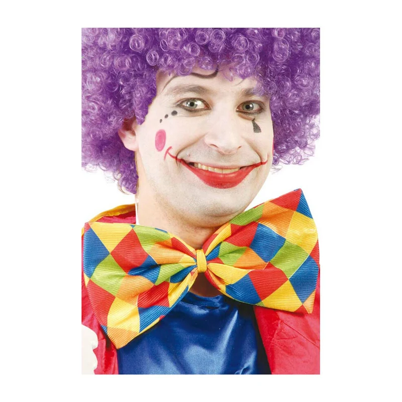 Clowns-Fliege mit Rauten