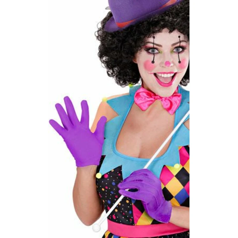 Handschuhe kurz violett